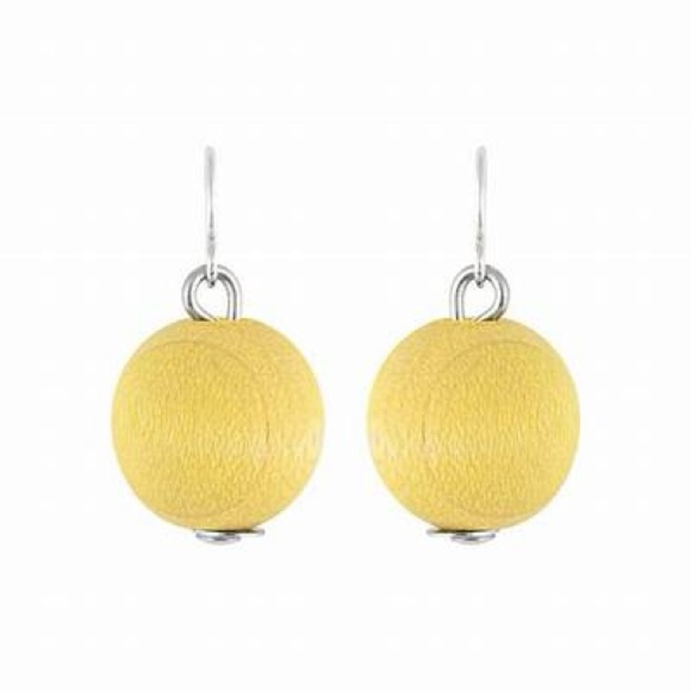 Aarikka Earrings Karpalo Lemon Yellow